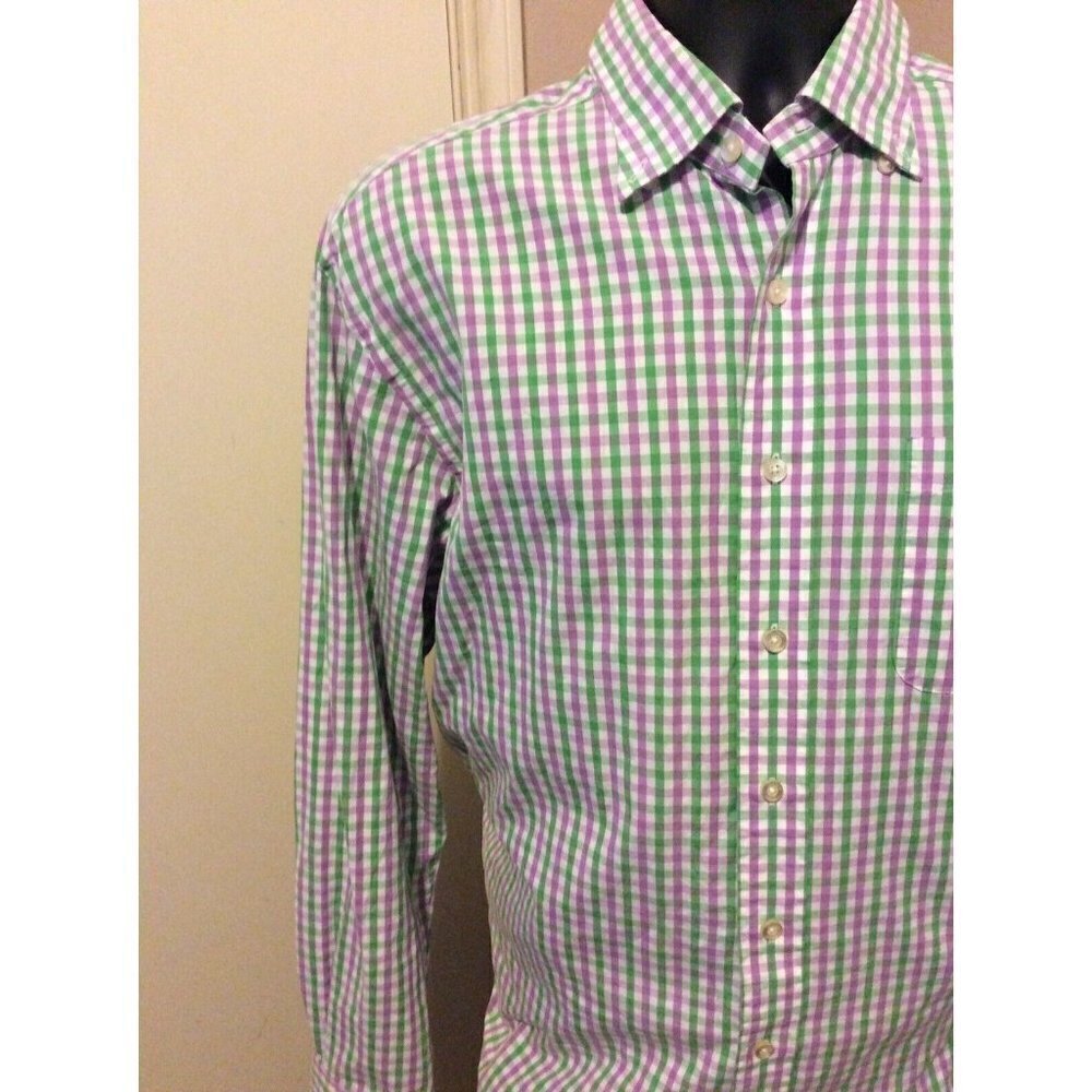 Vinyard Vines Murray Shirt Men's M Medium Shep And Ian Long Sleeve Button - Picture 4 of 11